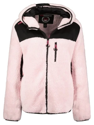Maison Montaigne Kurtka polarowa "Telomai" w kolorze jasnoróżowo-czarnym rozmiar: L