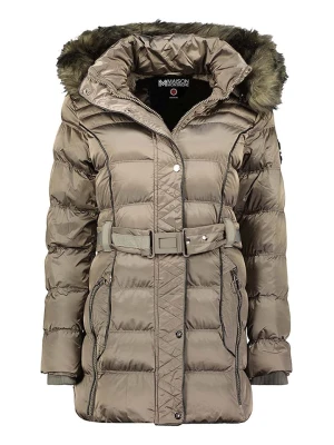 Maison Montaigne Parka "Aimeraumai" w kolorze szarobrązowym rozmiar: XL