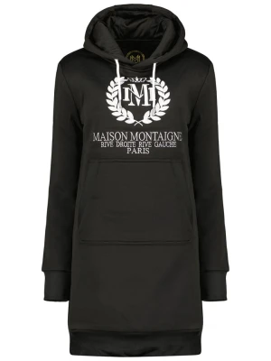 Maison Montaigne Sukienka dresowa "Giqueen" w kolorze czarnym rozmiar: M
