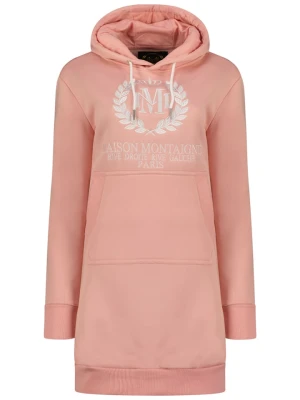 Maison Montaigne Sukienka dresowa "Giqueen" w kolorze szaroróżowym rozmiar: L