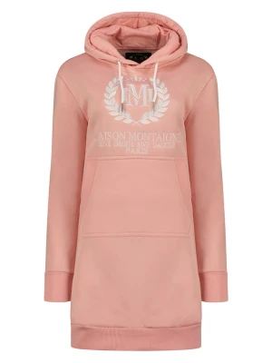 Maison Montaigne Sukienka dresowa "Giqueen" w kolorze szaroróżowym rozmiar: L