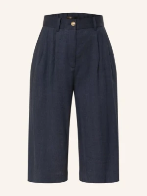 Maje Bermudy Z Lnu blau