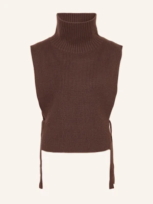 Maje Bezrękawnik braun