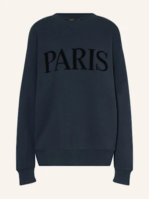 Maje Bluza Nierozpinana Oversize blau