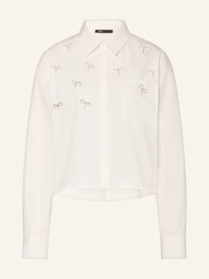 Maje Bluzka Z Kamieniami Ozdobnymi weiss