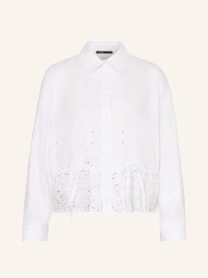 Maje Bluzka Z Kamieniami Ozdobnymi weiss