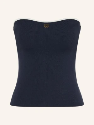 Maje Bluzka Z Odkrytymi Ramionami blau