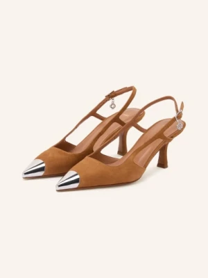 Maje Czółenka Typu Slingback beige