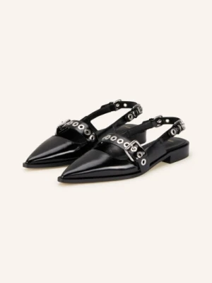 Maje Czółenka Typu Slingback schwarz