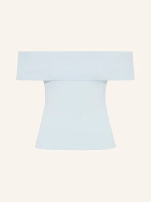 Maje Dzianinowy Top blau