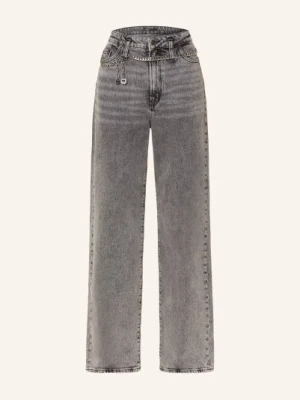 Maje Dżinsy Z Szerokimi Nogawkami grau