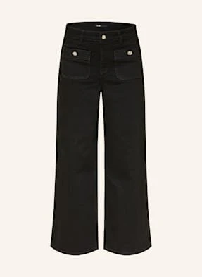 Maje Jeansy Straight Leg schwarz