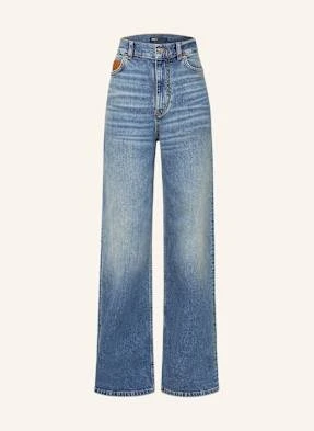 Maje Jeansy Wide Leg blau