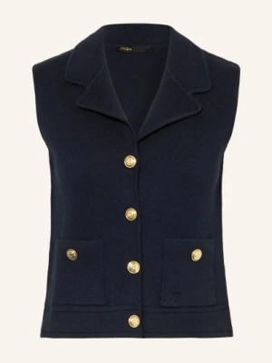 Maje Kamizelka Z Dzianiny blau