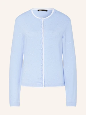 Maje Kardigan Z Ozdobnymi Kamykami blau