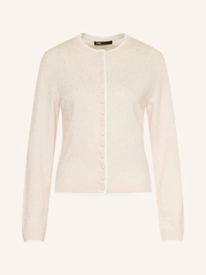 Maje Kardigan Z Ozdobnymi Kamykami rosa