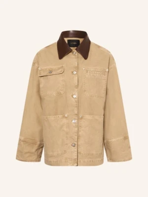 Maje Kurtka Dżinsowa beige