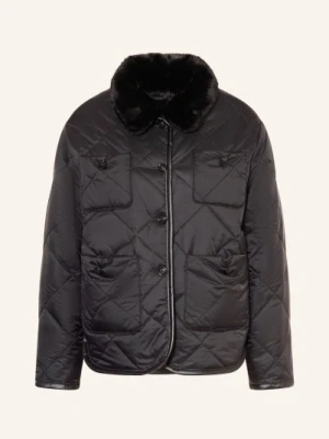 Maje Kurtka Pikowana Dwustronna schwarz