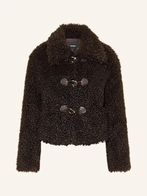 Maje Kurtka Pluszowa braun