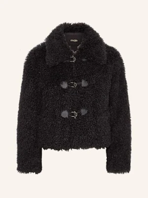 Maje Kurtka Pluszowa grau