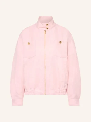 Maje Kurtka Typu Blouson Z Lnu pink