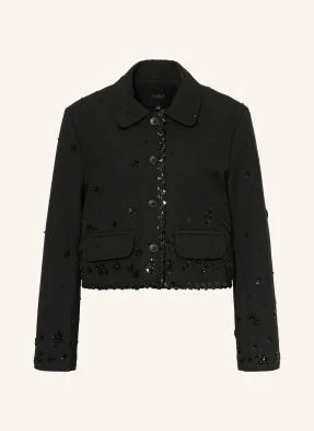 Maje Kurtka Z Cekinami schwarz