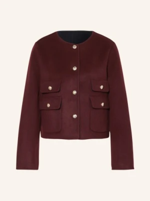 Maje Kurtka Z Odwracalnym Kołnierzem rot