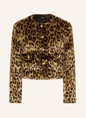 Maje Kurtka Ze Sztucznego Futra braun