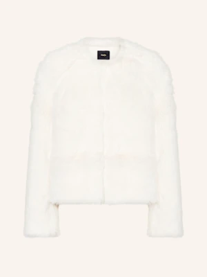 Maje Kurtka Ze Sztucznego Futra weiss