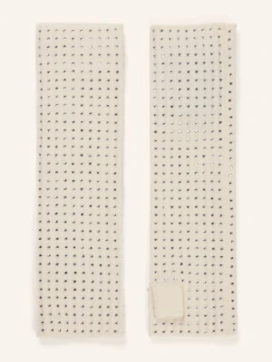 Maje Mankiety Z Kamieniami Ozdobnymi weiss