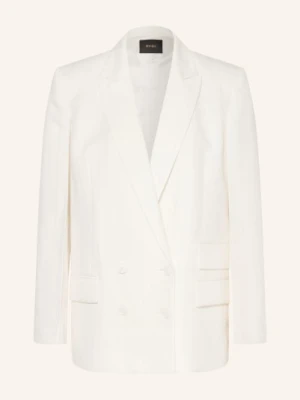 Maje Marynarka Z Błyszczącą Nicią I Lnem weiss