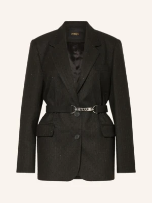 Maje Marynarka Z Kamieniami Ozdobnymi schwarz