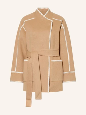 Maje Płaszcz beige