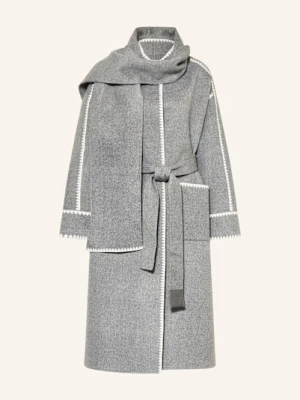 Maje Płaszcz Wełniany grau