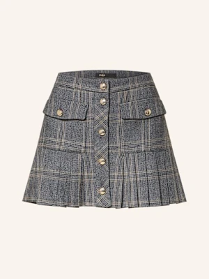 Maje Plisowana Spódnica grau