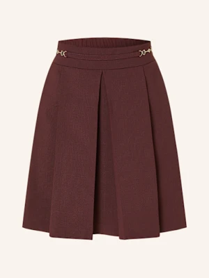 Maje Plisowana Spódnica rot