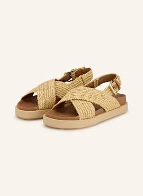 Maje Sandały beige