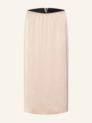 Maje Spódnica Satynowa beige