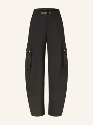 Maje Spodnie Cargo schwarz