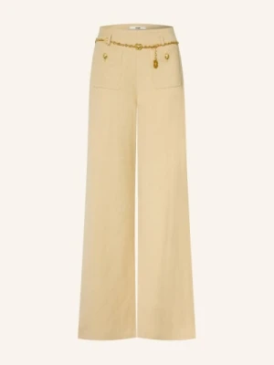 Maje Spodnie Typu Marlene Pigul beige