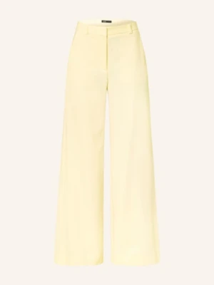 Maje Spodnie Z Materiału Typu Marlene gelb