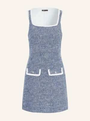 Maje Sukienka Bouclé blau