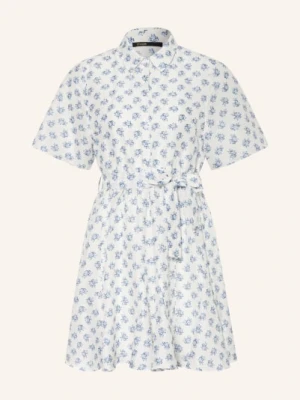 Maje Sukienka Koszulowa Z Lnu blau
