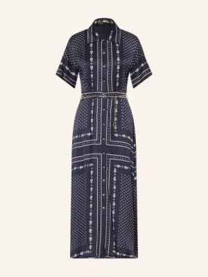 Maje Sukienka Koszulowa Z Satyny blau