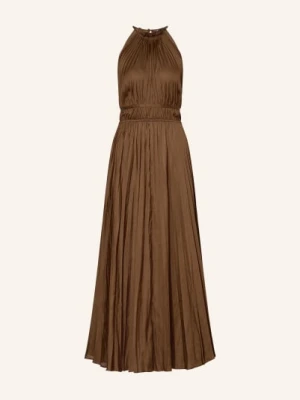 Maje Sukienka Plisowana braun