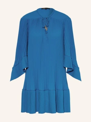 Maje Sukienka Plisowana Z Rękawami 3/4 blau