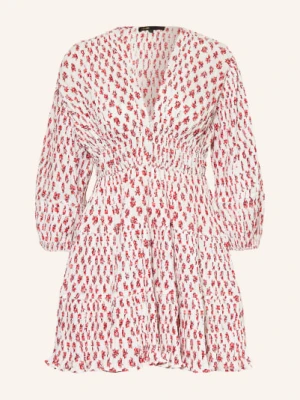 Maje Sukienka Plisowana Z Rękawami 3/4 rot