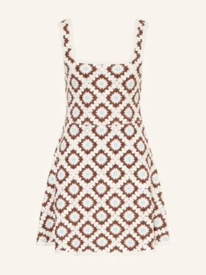 Maje Sukienka Szydełkowa braun