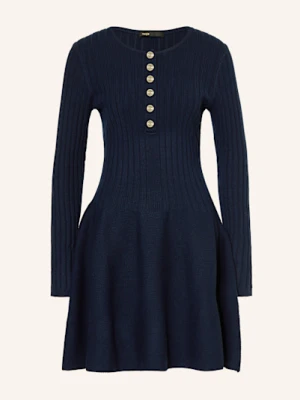 Maje Sukienka Z Dzianiny blau