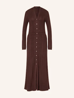 Maje Sukienka Z Dzianiny braun